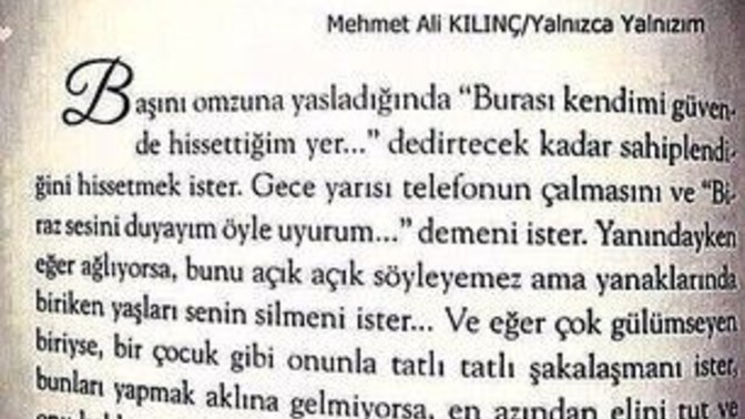 Erkeklerin kadınlardan kadınların erkeklerden beklentileri neler?