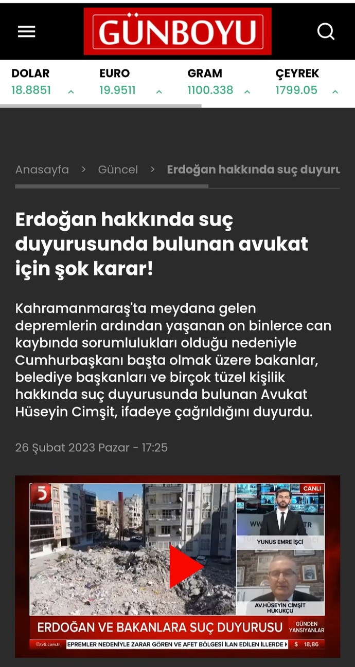 Erdoğan hakkında suç duyurusunda bulunan avukat için şok karar! Erdoğanı dava etmek suç mu?