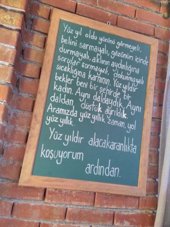 Şiiri sokakta görmek hoşunuza gidiyor mu?