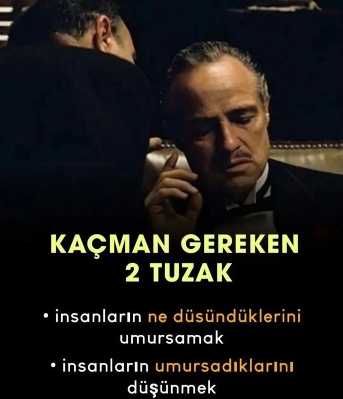 Kaçmanız gerektiğini düşündüğünüz bir şeyler var mı?