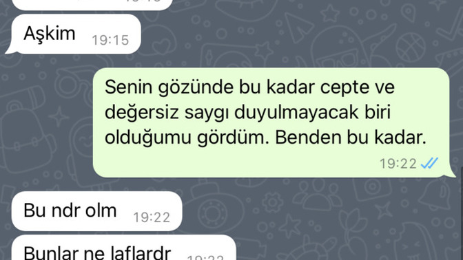 Sevgilim başka bir kızla konuşup kanıtladı mesajlarıma bakar mısınız?