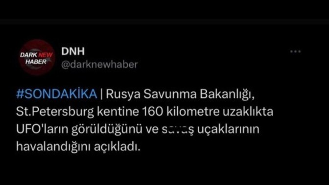 Sizce gerçek mi ufo diye bir şey var mı?
