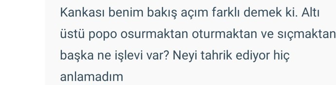 Hangi kalça dedik?