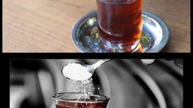 Çayı kaç şekerli içiyorsun?