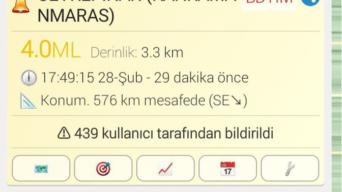 Deprem ağı uygulaması kullanıyor musunuz, size 30 saniye önce uyarı gönderiyor?