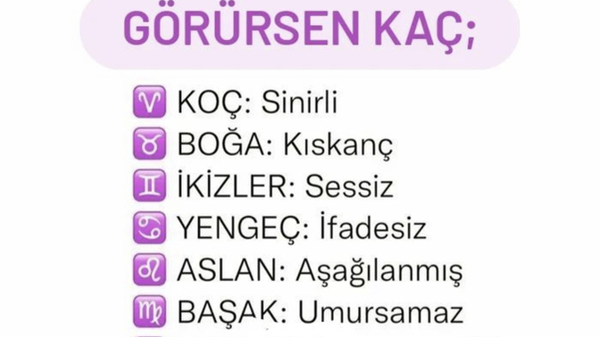 Burcuna göre senden ne zaman kaçmalı 😂?