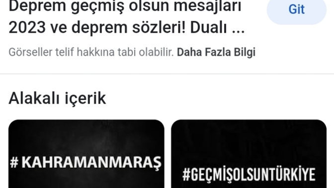Çok geçmiş olsun her gün bir deprem oluyor allah?