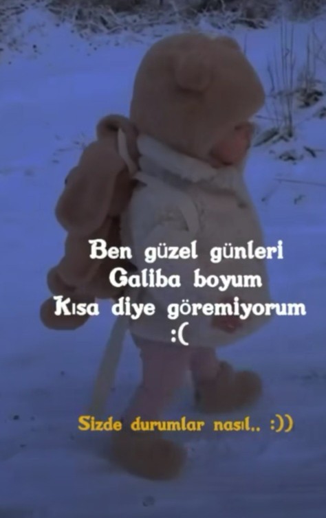 Siz güzel günleri görebiliyor musunuz?