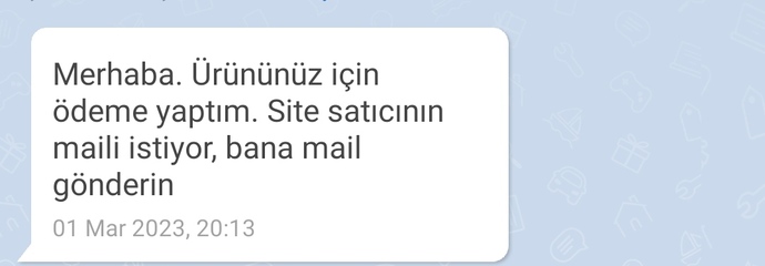 Sahibindende ürün satıyorum, bu mesaj geliyor. Neden olabilir?