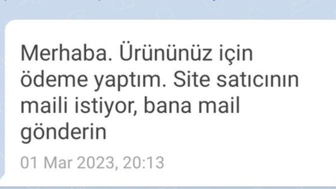 Sahibinden'de ürün satıyorum, bu mesaj geliyor. Neden olabilir?