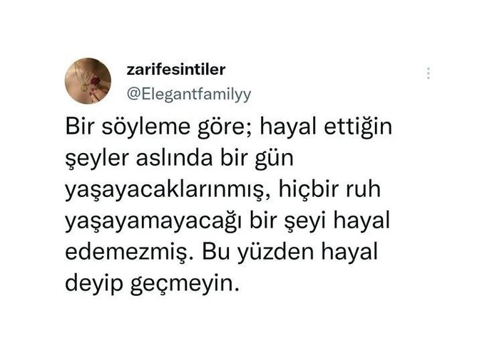 Hayal ettiklerinizi yaşadınız mı?