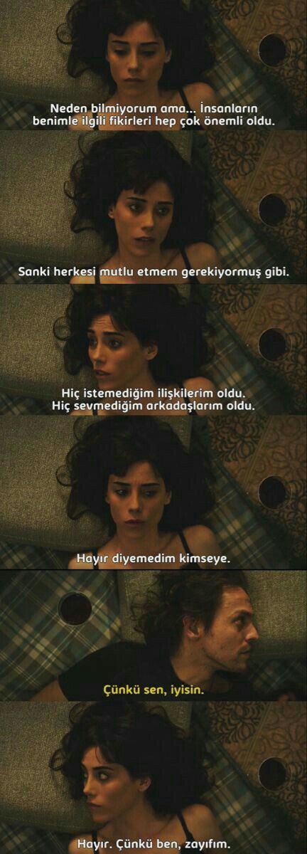 Çünkü zayıfım