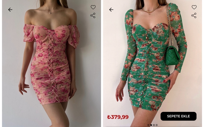 Pembe / Yeşil