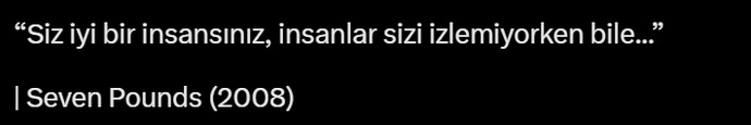 İyi bir insansınız