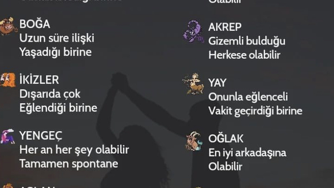 Burçlar kime aşık ❤️olur?