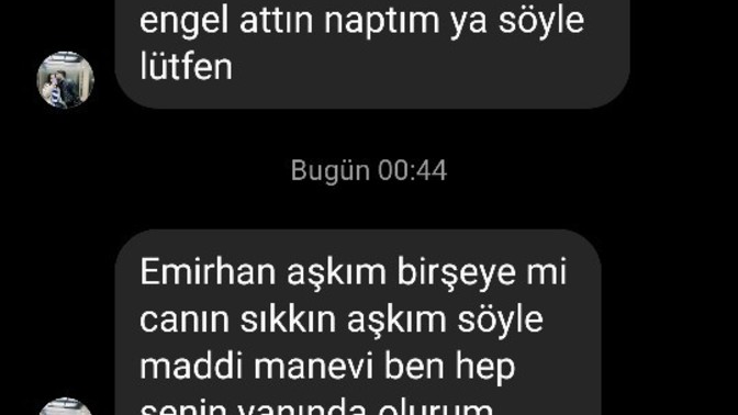 Herkes soruma bakabilir mi Son yazdığı cümlede ne demek istemiş?