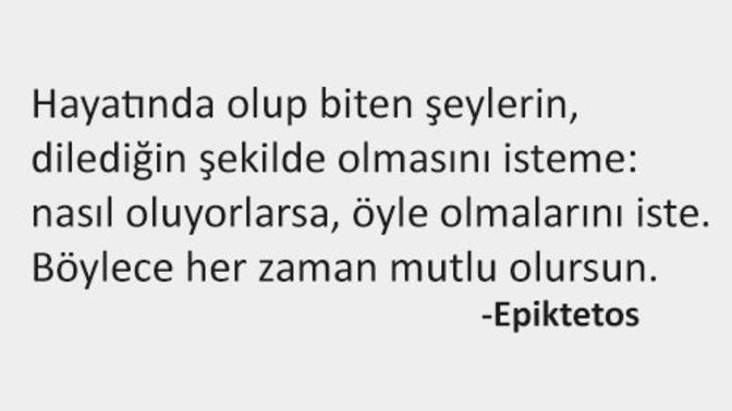 Hayatta işler istediğin gibi ilerlemiyorsa ne yaparsın?