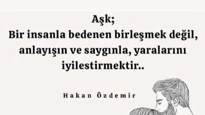 Aşkı sevişmek sananlara ne demek isterdin?