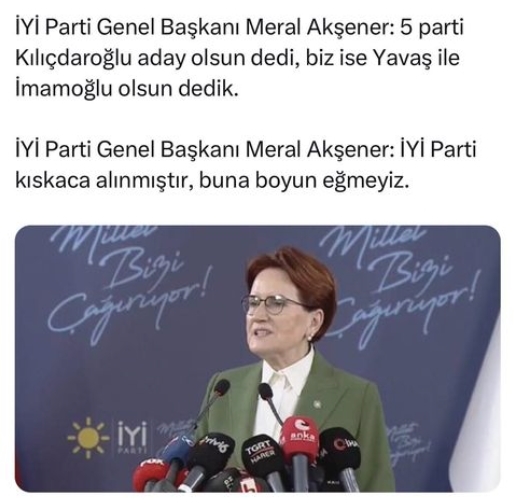 Meral Akşenerden Zehir Zemberek Sözler. 6lı Masa Dağıldı mı?