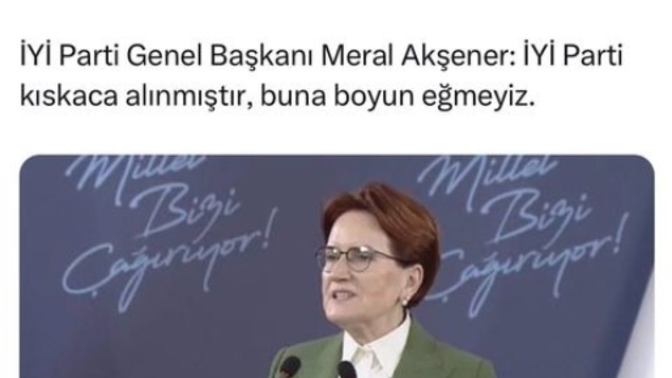 Meral Akşener'den Zehir Zemberek Sözler. 6'lı Masa Dağıldı mı?