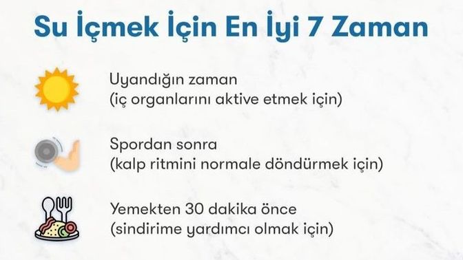 En son ne zaman su içtiniz?
