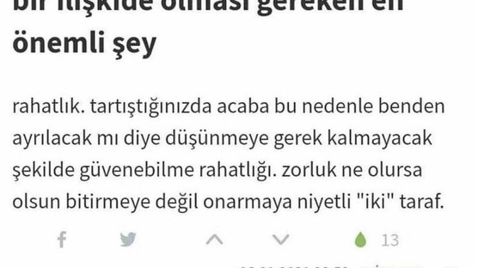 Bir ilişkide olması gereken en önemli şey nedir?