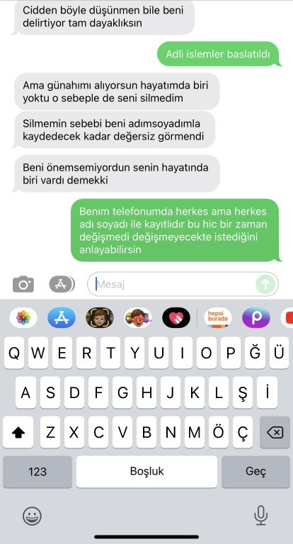 Eski sevgilim için herkesle arama mesafe koymuştum şimdi herkesten trip yiyorum Sizce bu haklılar mı?