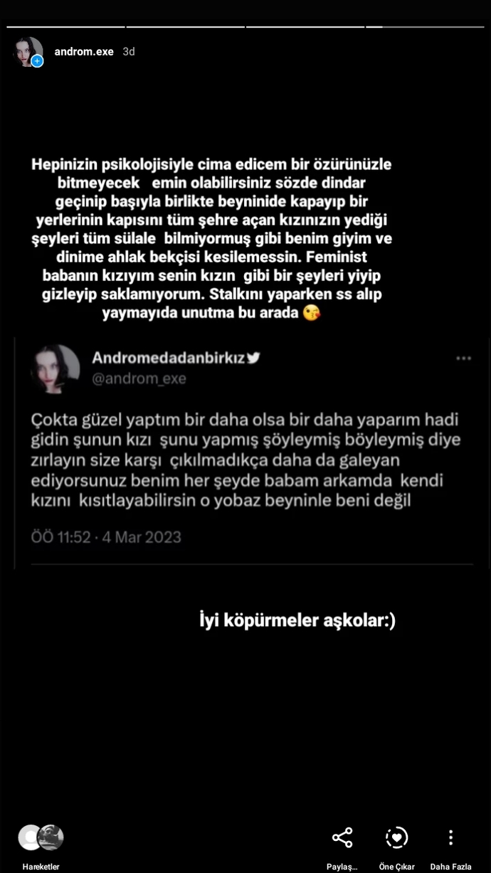 Kuduran yobaz akrabağlara cevap veriyor musunuz?