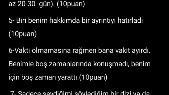Teste göre ne kadar sevildiniz?