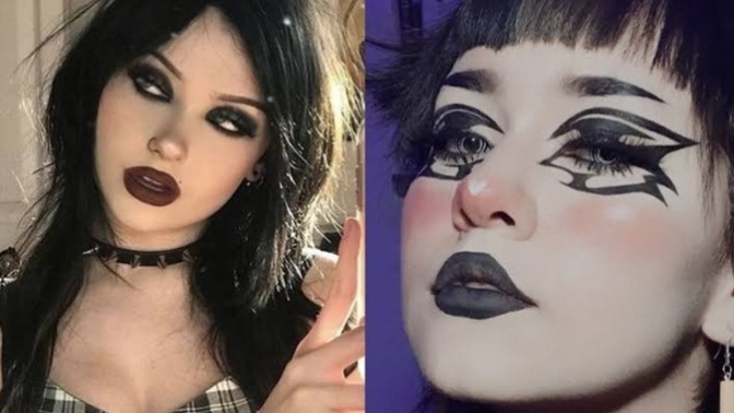 Gotik makyajların güzelliği halis mi?