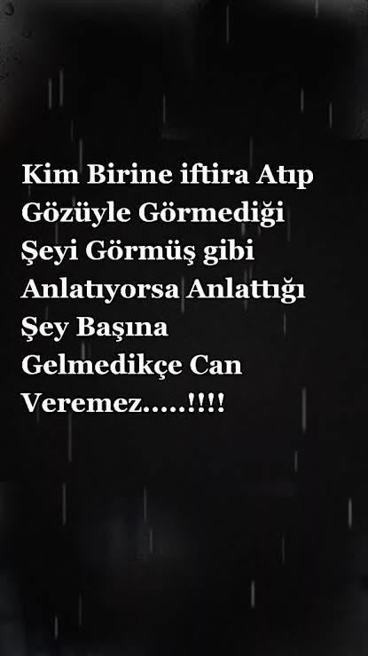 İftiraya kurban oldunuz mu? çok güzel harcadılar beni valla 🥳