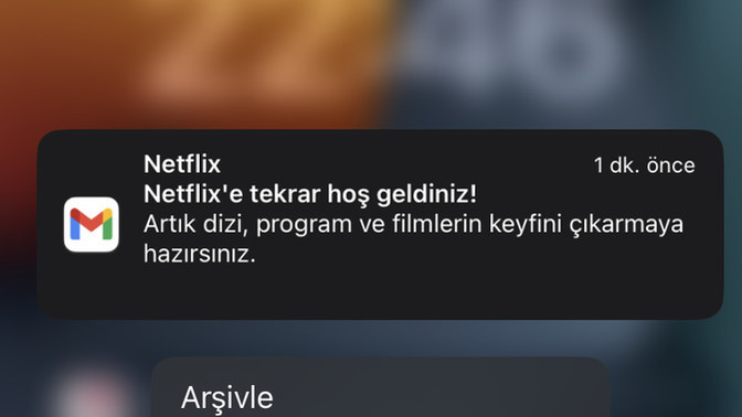 İptal ettiğim Netfliks hesabım neden kendi kendine aktif olmuş?