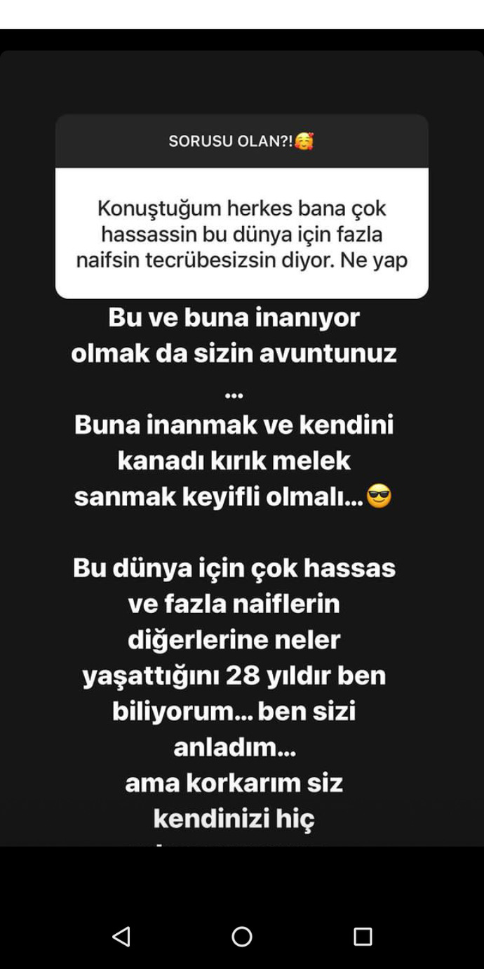 Instagramda bir psikiyatriste sorduğum soruyu ve verilen cevabı nasıl değerlendiriyorsunuz?