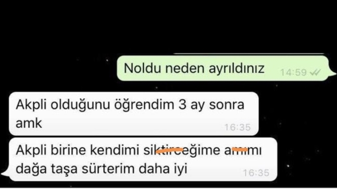 Siyasi görüşü farklı olan sevgilinizden ayrılır mısınız?