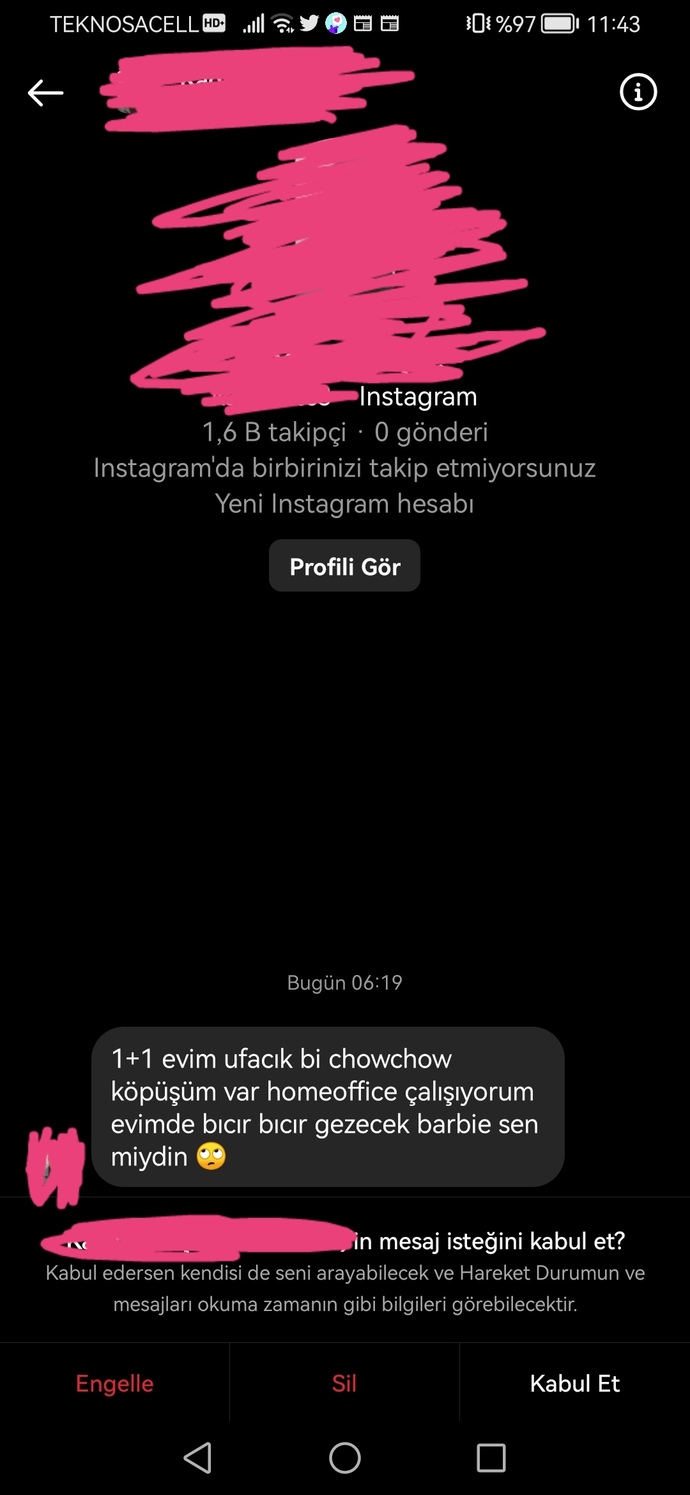 Çok tatlı bir tanışma mesajı değil mi, tanışsam mı?