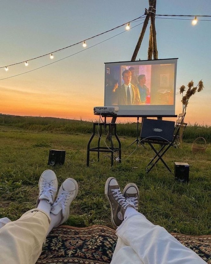 Hiç açık havada film izlediniz mi?
