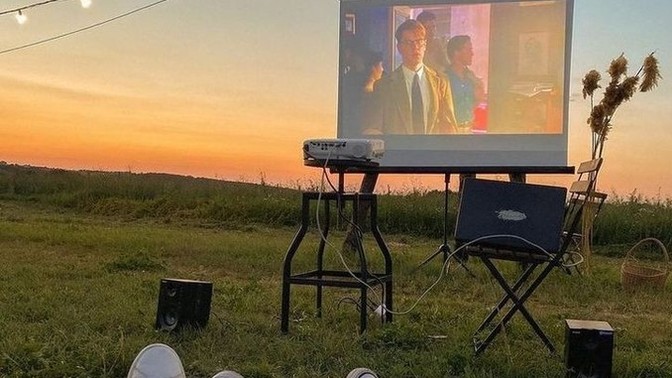 Hiç açık havada film izlediniz mi?