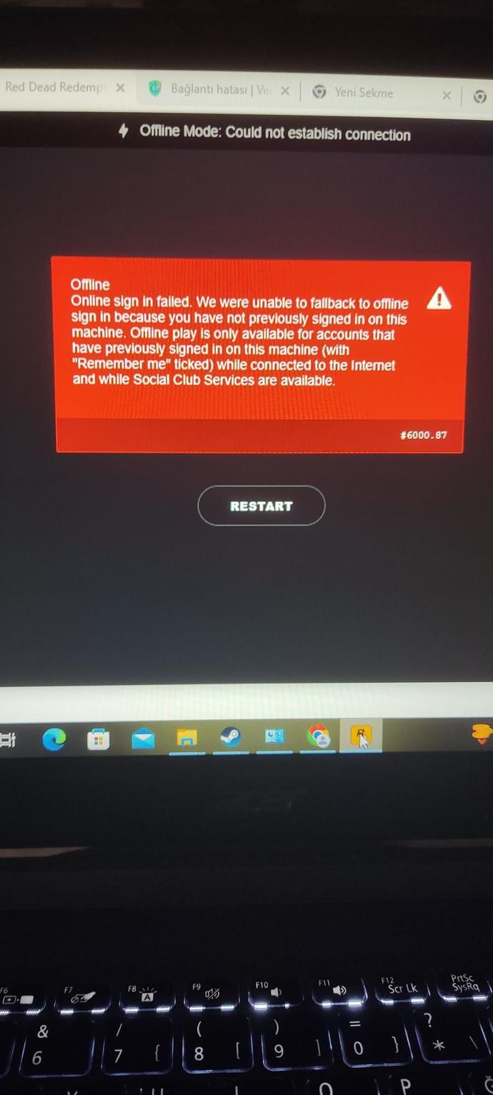 GTA 5 offline hatası nedendir?