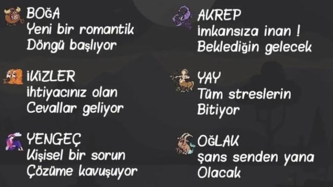 Burçları 1 ay içerisinde neler bekliyor?