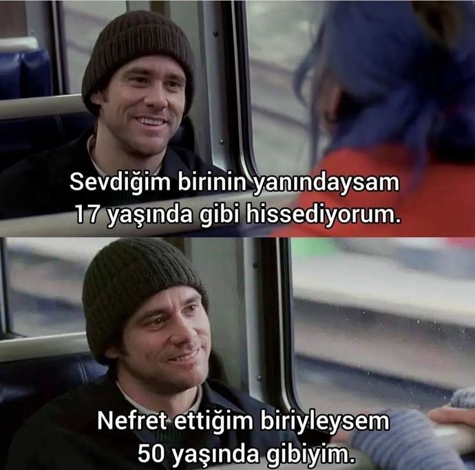 Kaç yaşında hissediyorsunuz?