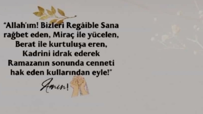 Hayırlı kandiller 🤲 Gününüz nasıl geçiyor?