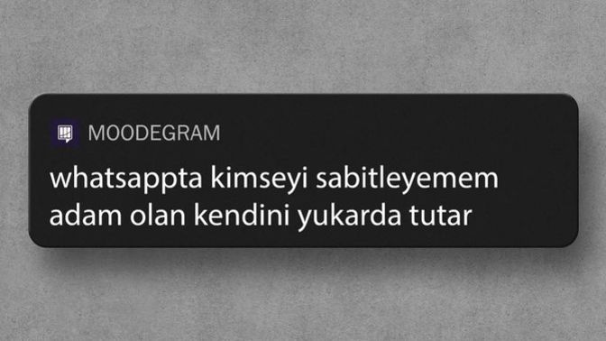 "Bundan sonra modum budur" diyenler burada mı?