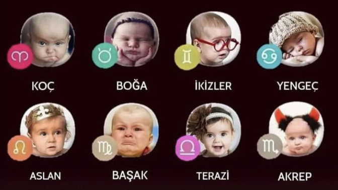 Burçların bebeklikleri nasıldır?