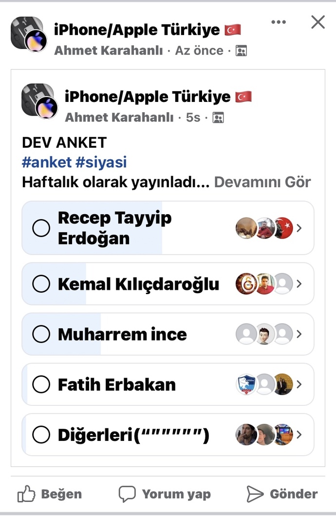 Seçimde oyun kime?