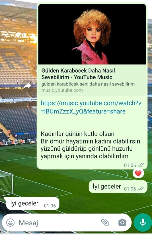 Kadınlar günümüz kutlu olsun mesajlarını aldınız mı?