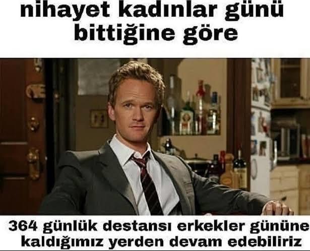 Kadınlar günü sacma degil mi?