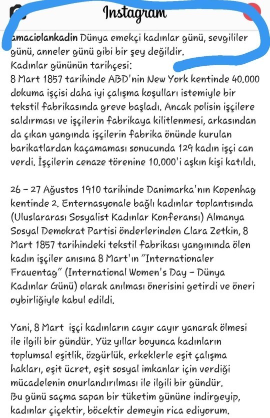 8 Mart  aslında nedir?