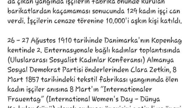 8 Mart  aslında nedir?