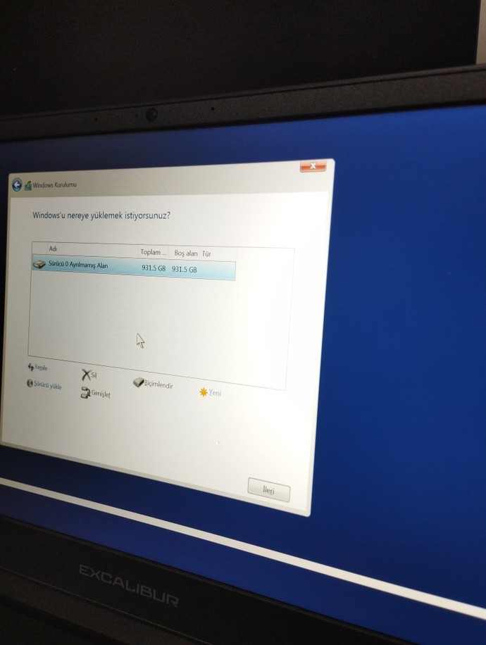 Windows 10 Format. Burada ne yapmam gerekiyor?