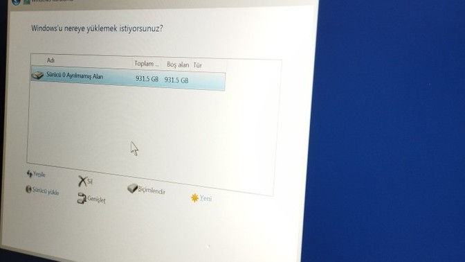 Windows 10 Format. Burada ne yapmam gerekiyor?